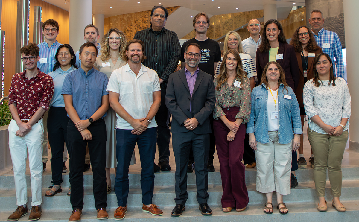 Group photo of DSI staff members and industry partners from American Family Insurance.