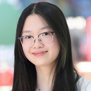 A photo of Ellison Xu. She has dark hair and glasses.